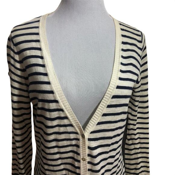 L.O.G.G. H&M striped cotton cardigan LARGE - Picture 3 of 9